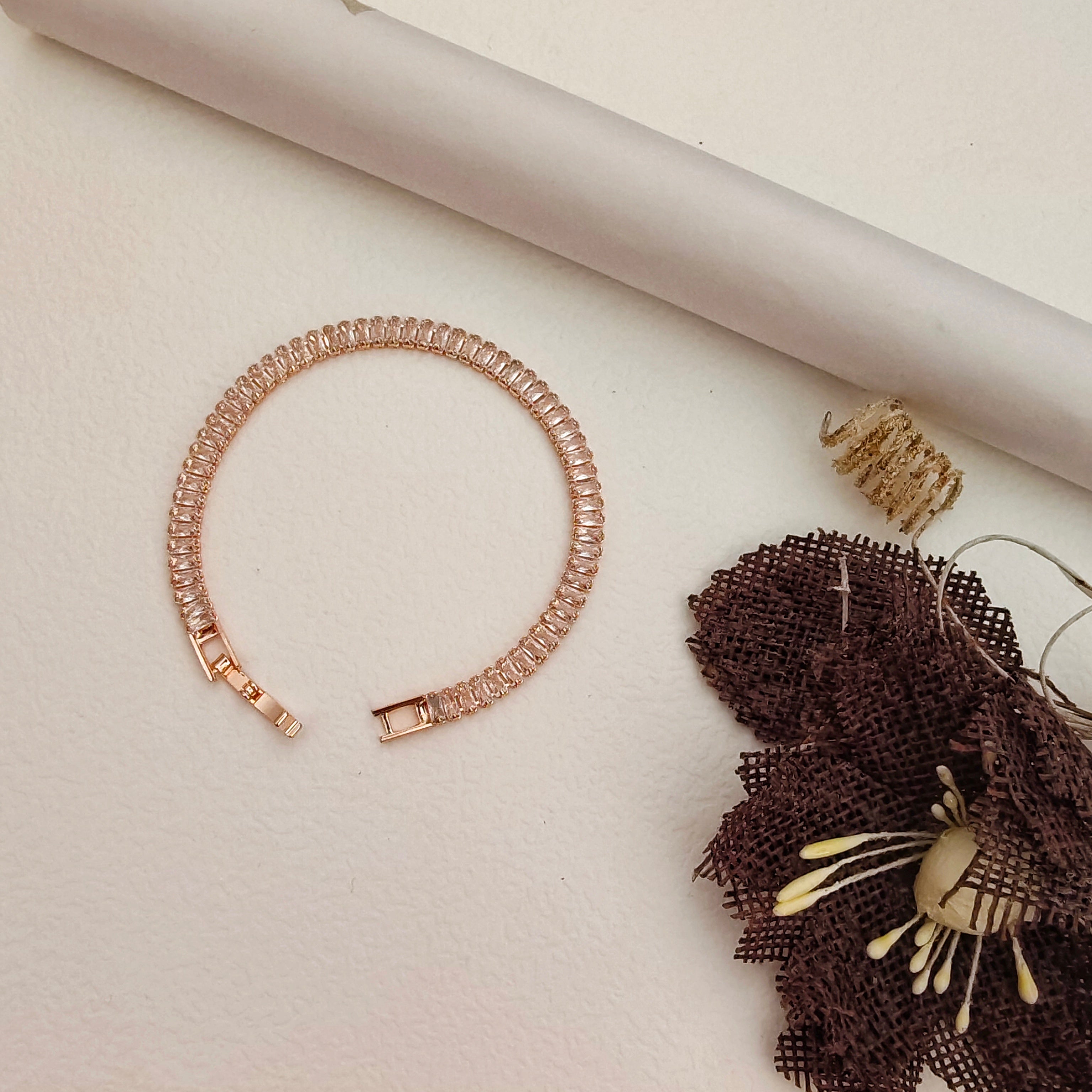 Peora tennis bracelet