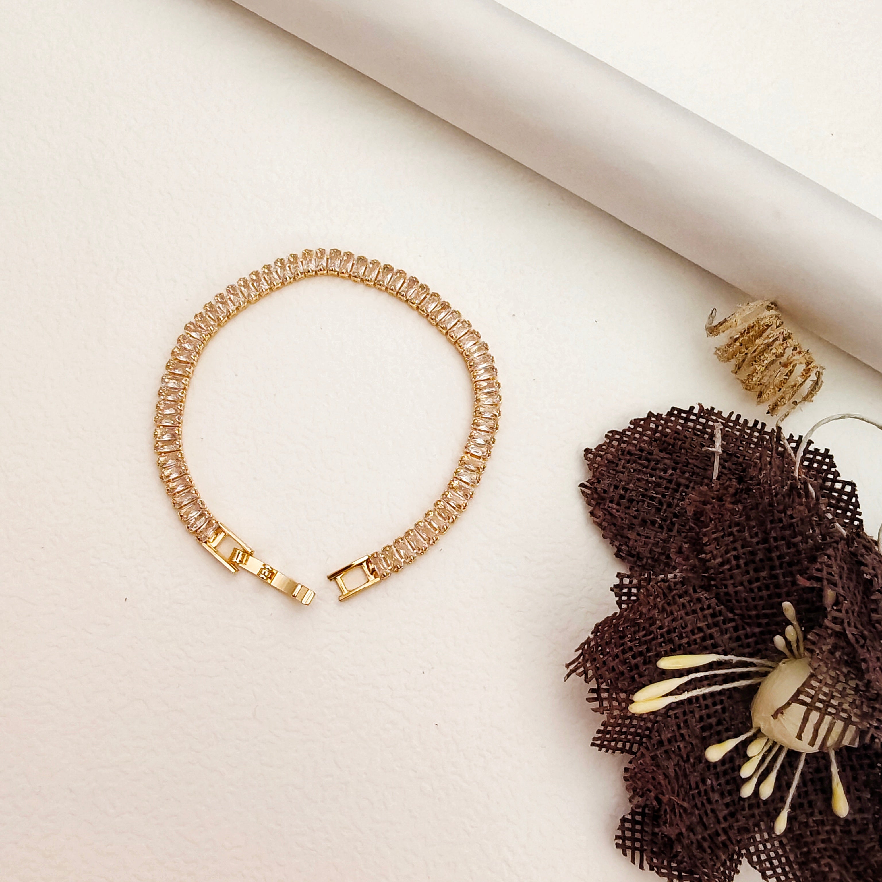 Peora tennis bracelet