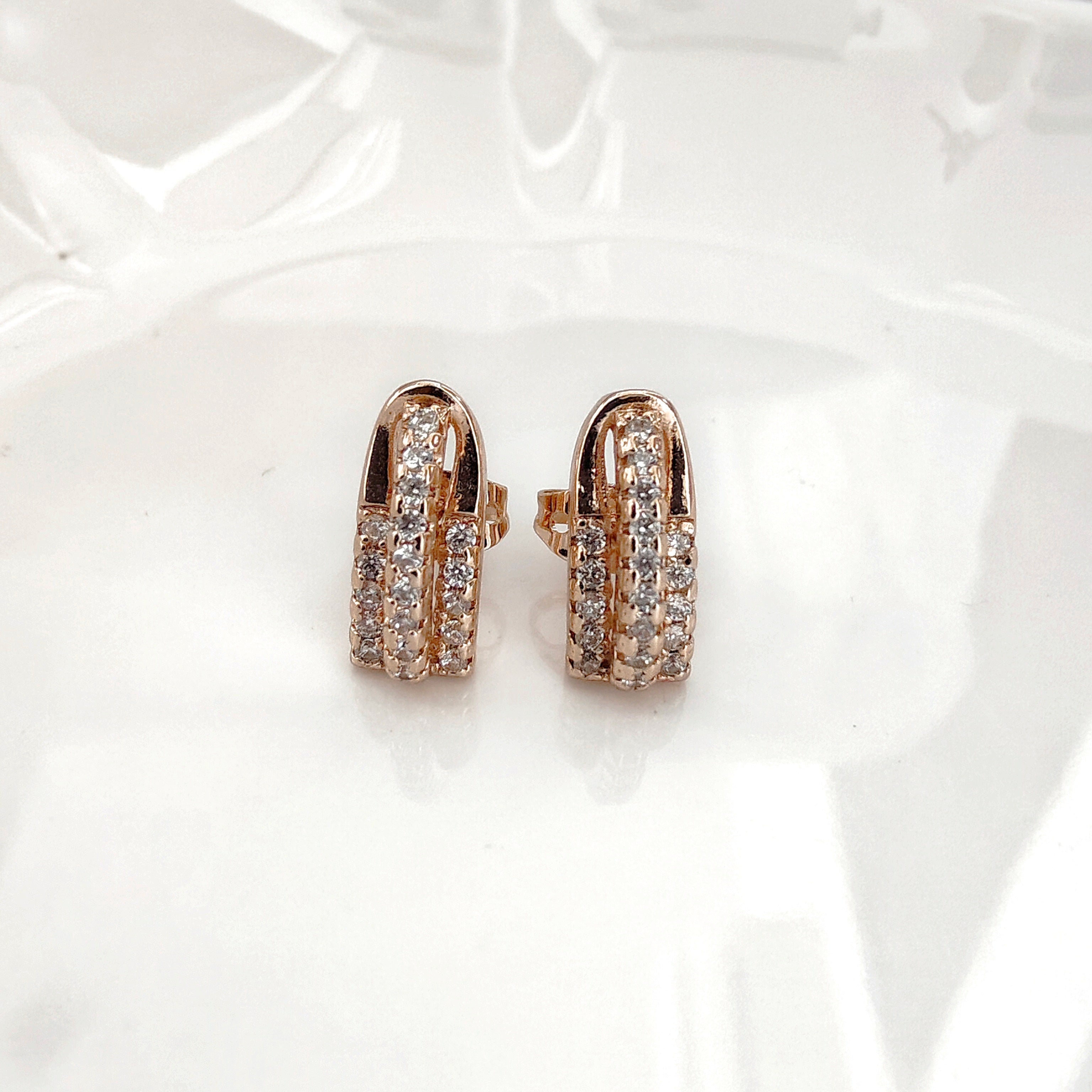 Parallel line earring