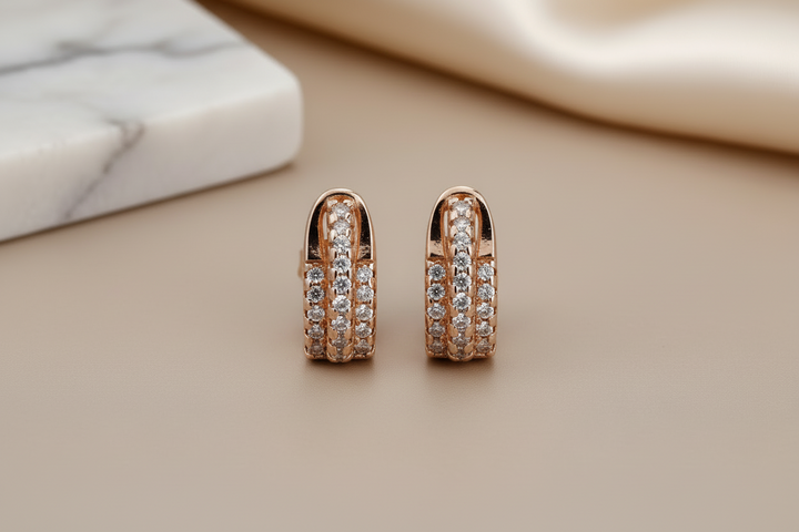 Parallel line earring