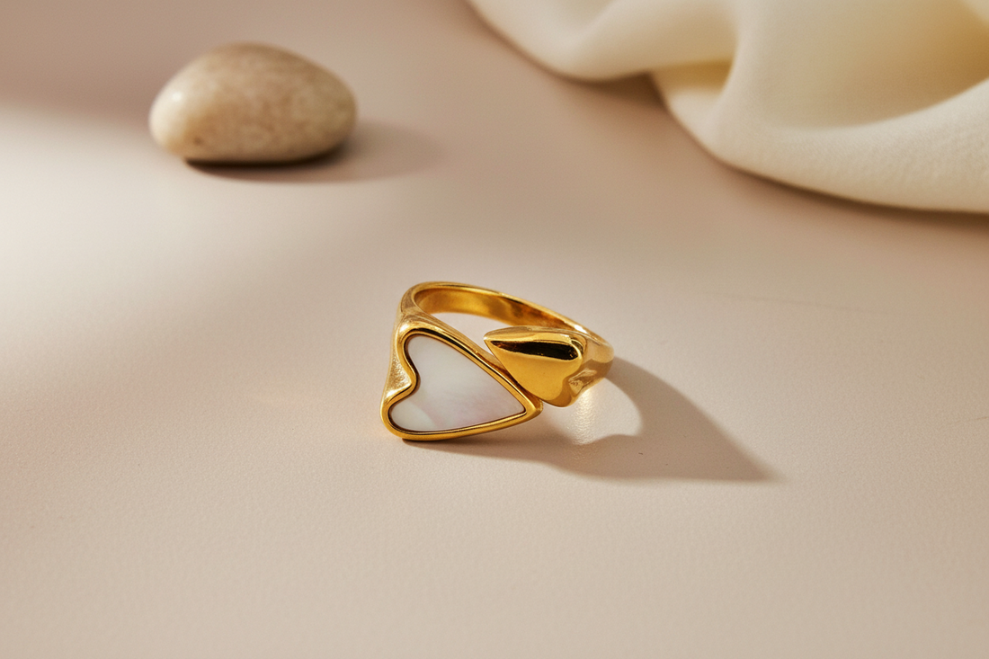 Mermaids heart ring