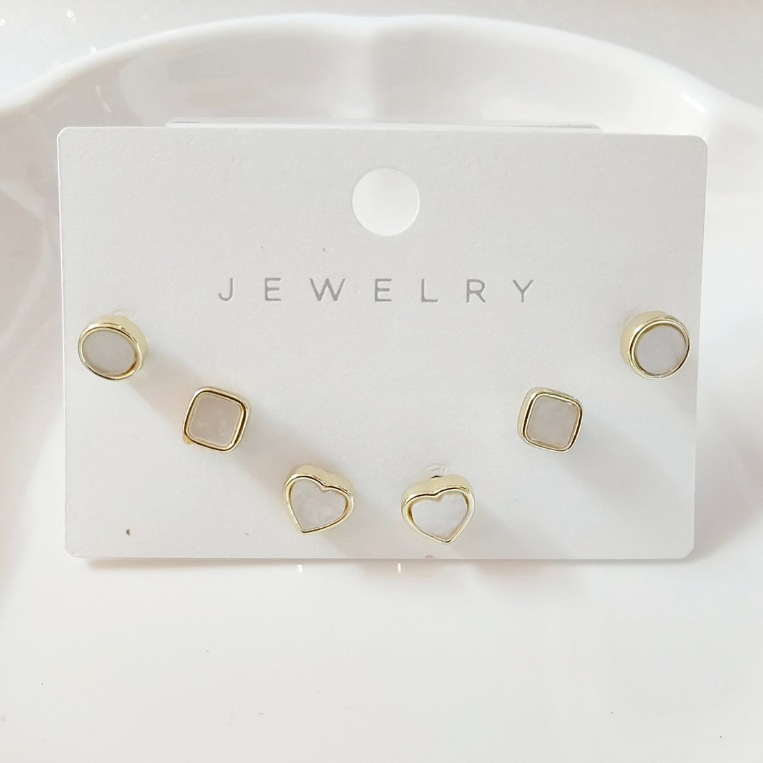 MULTI SHAPE COMBO EARRING