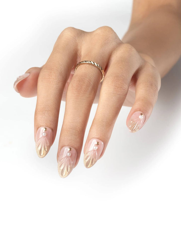 mermaid soft gel press on nails