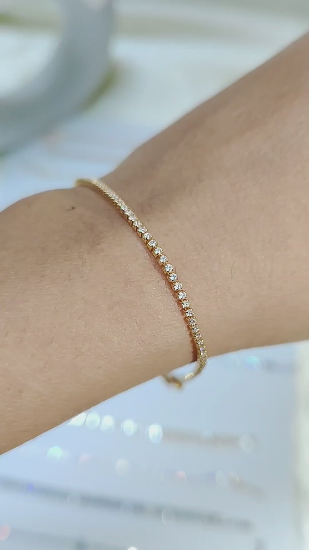 Precious square bracelet