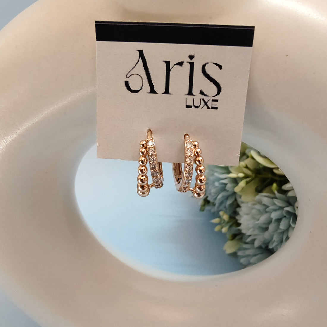 PARIS ZIRCONIA BALI EARRING