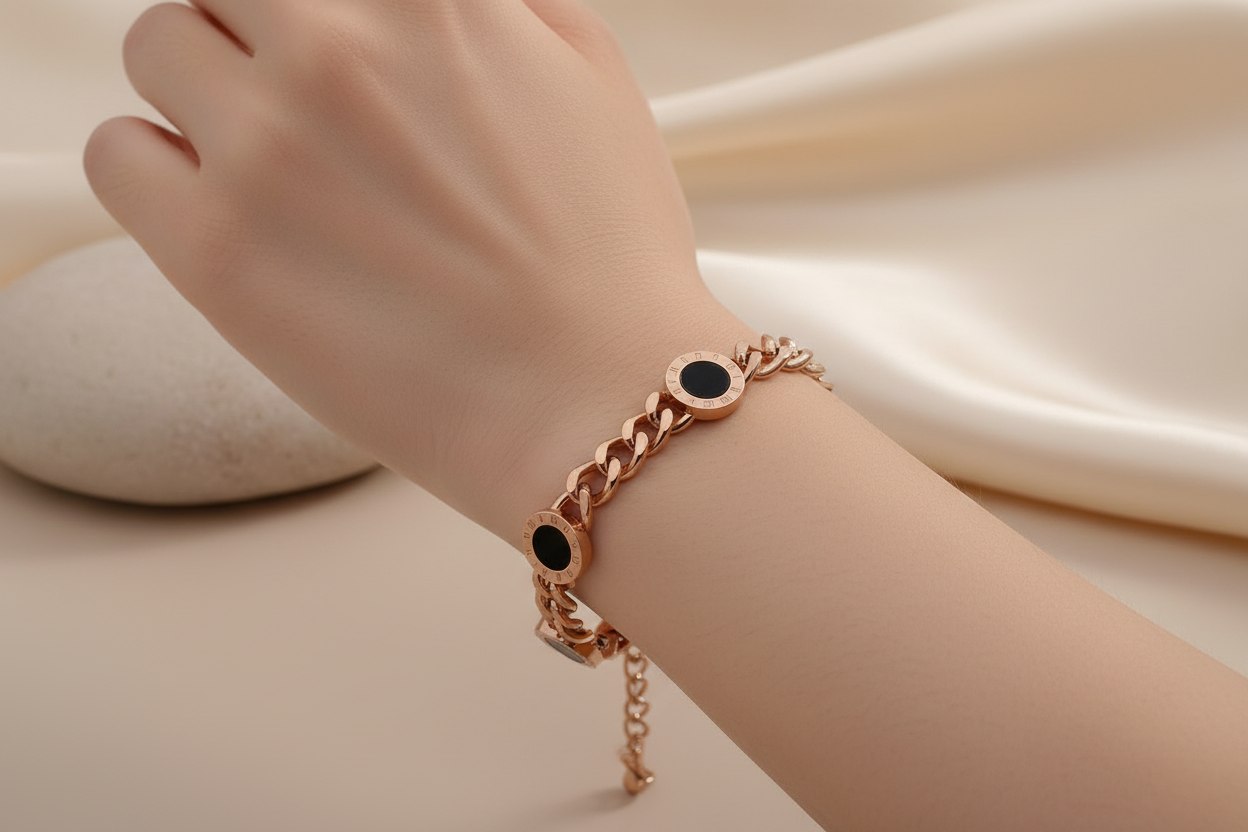 Roman numeral bracelet