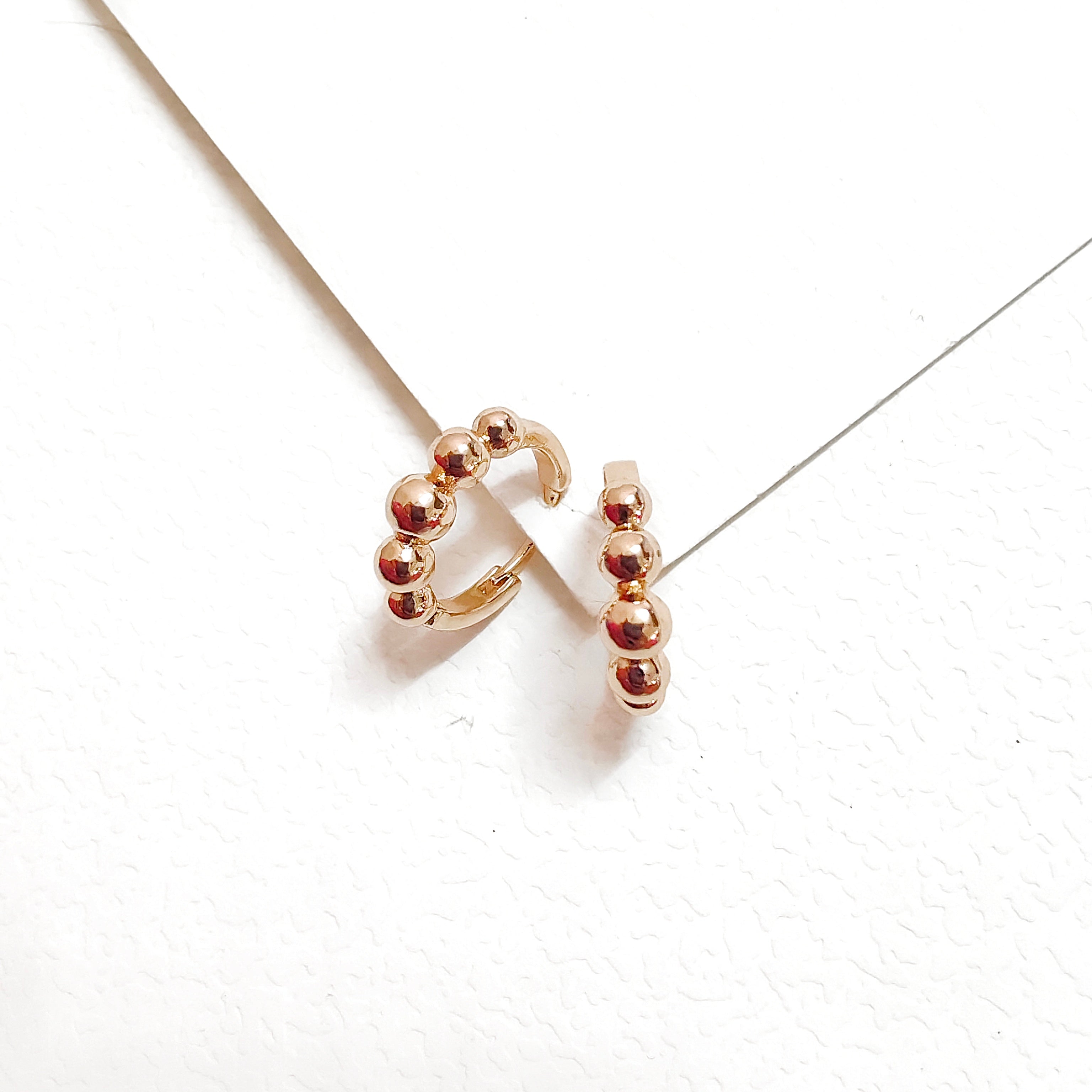 Bubble ball bali earring