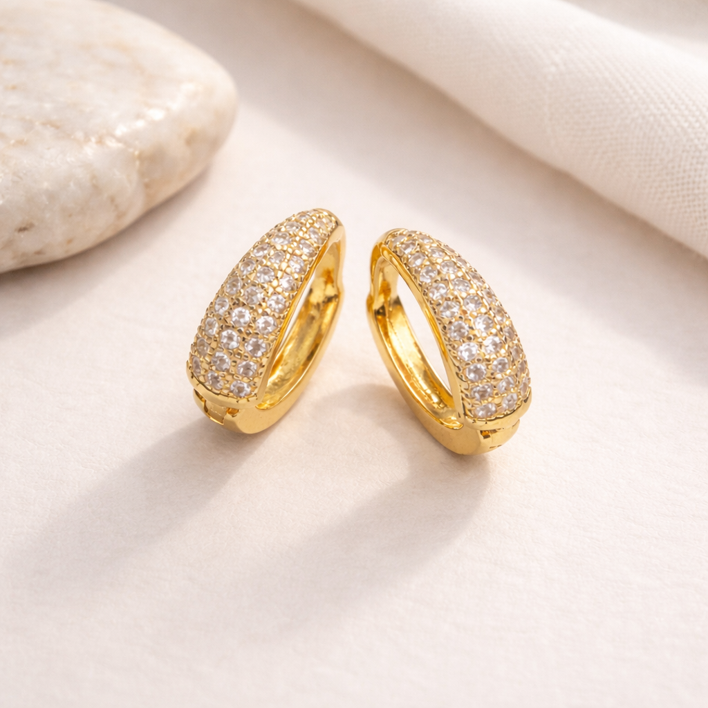 American daimond bali earring