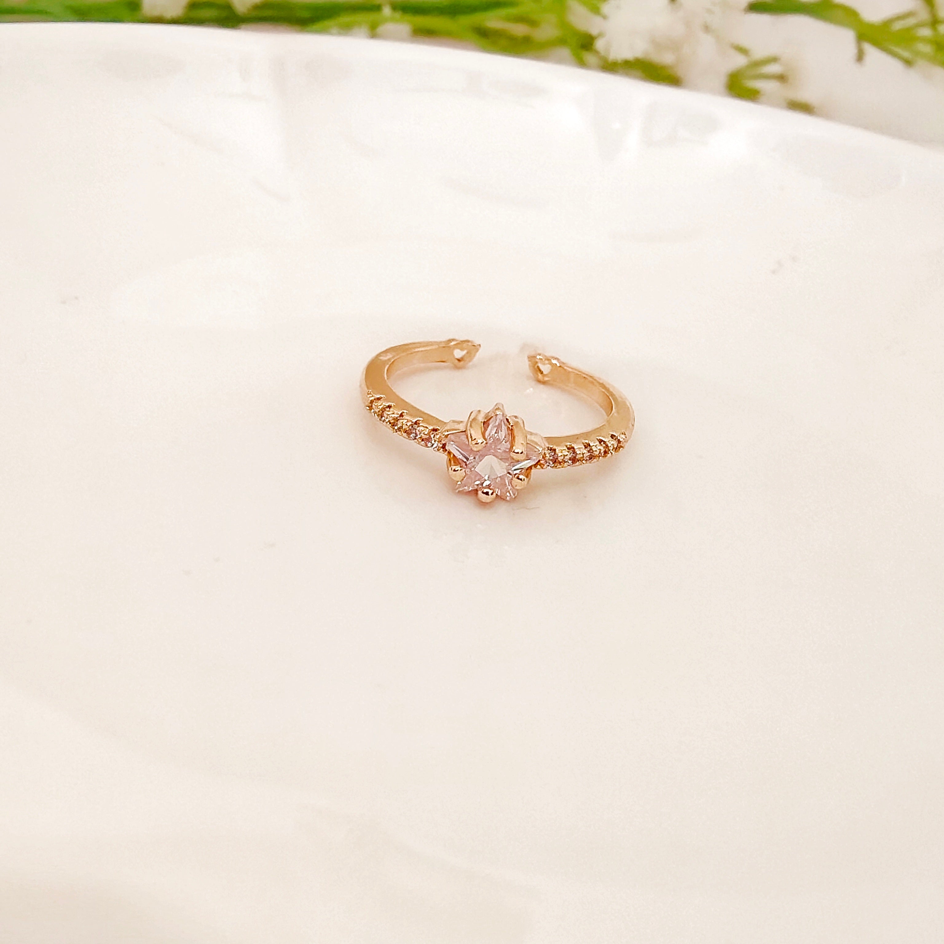 Moonlight charm ring