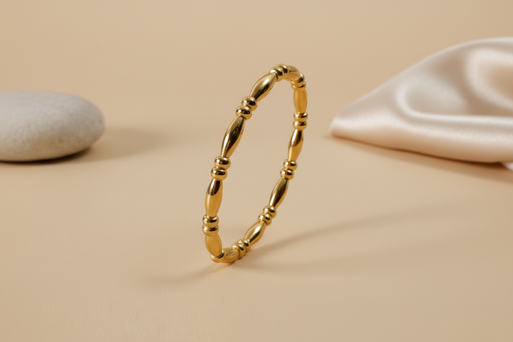 Bamboo bead bracelet