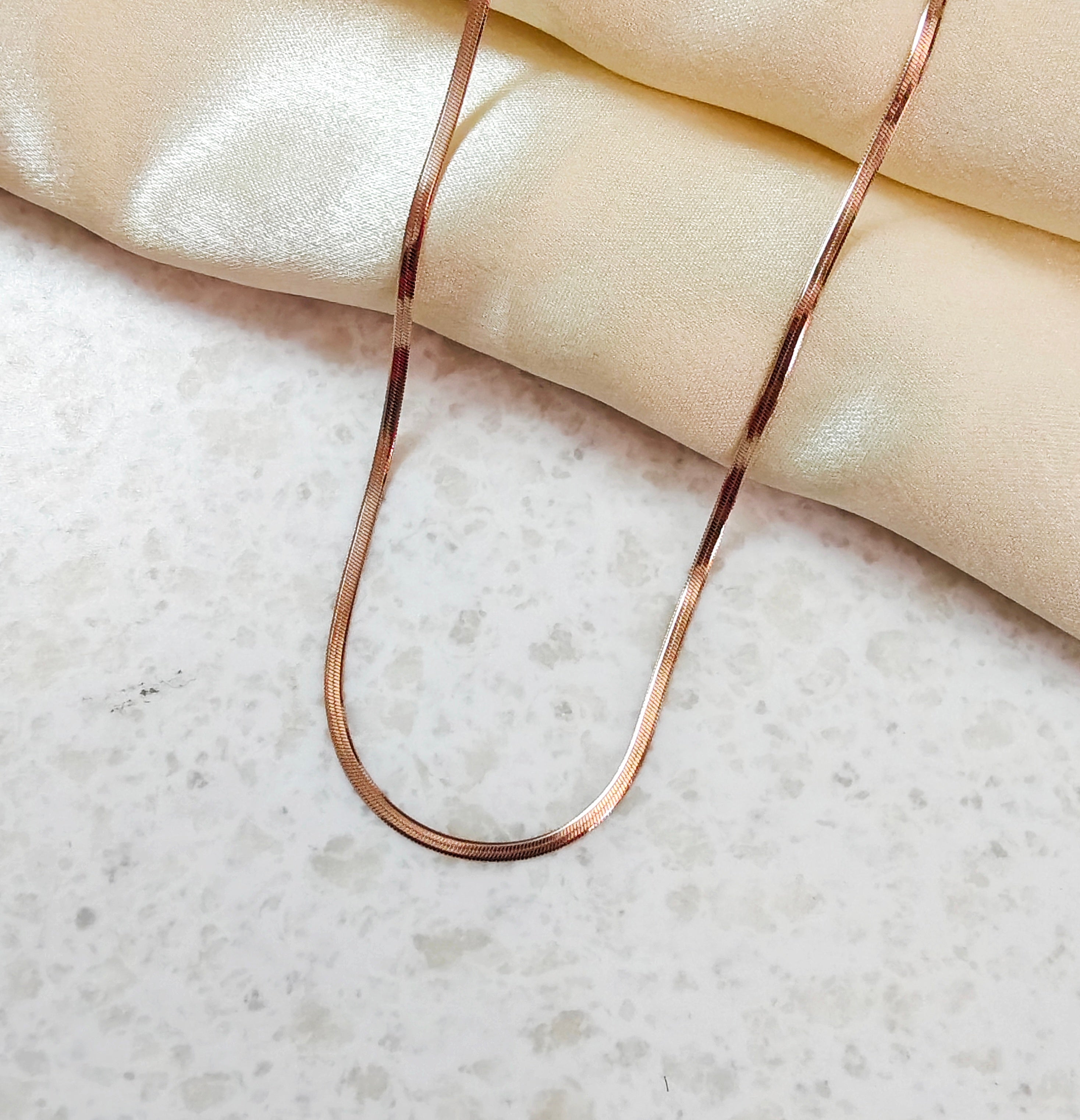 Titanium snake chain