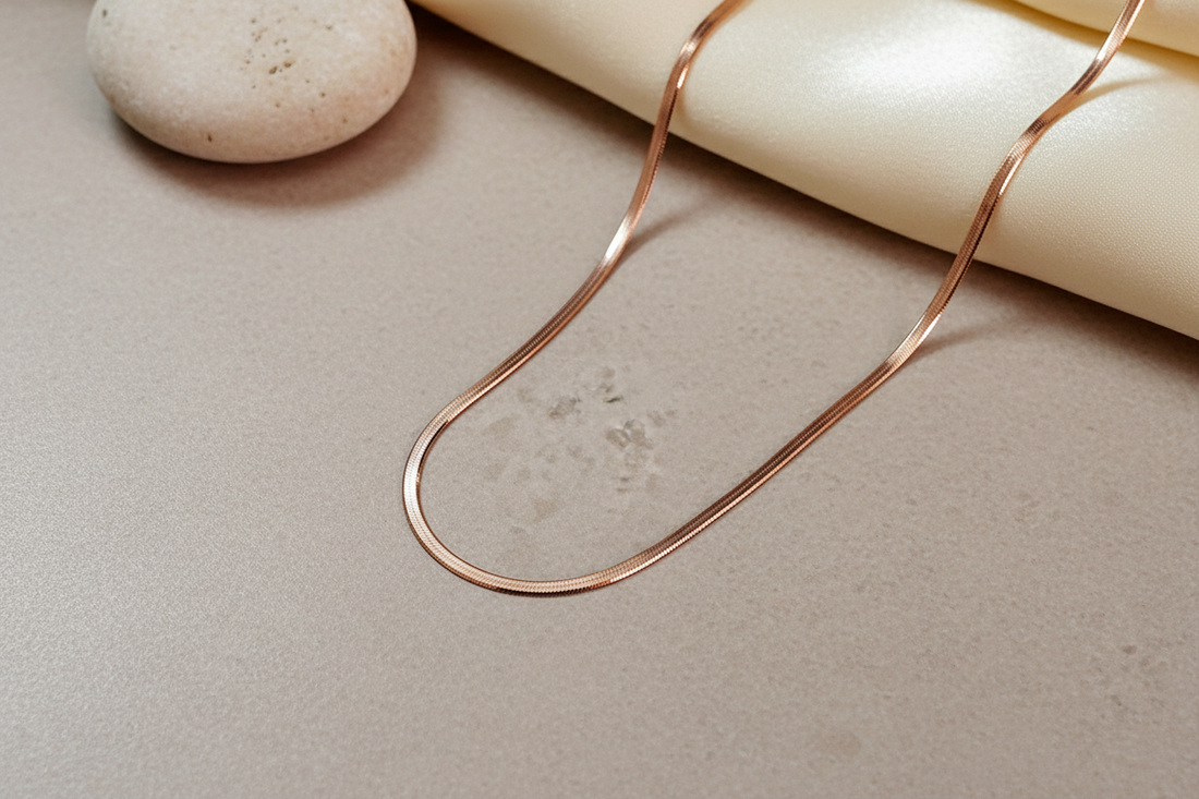 Titanium snake chain