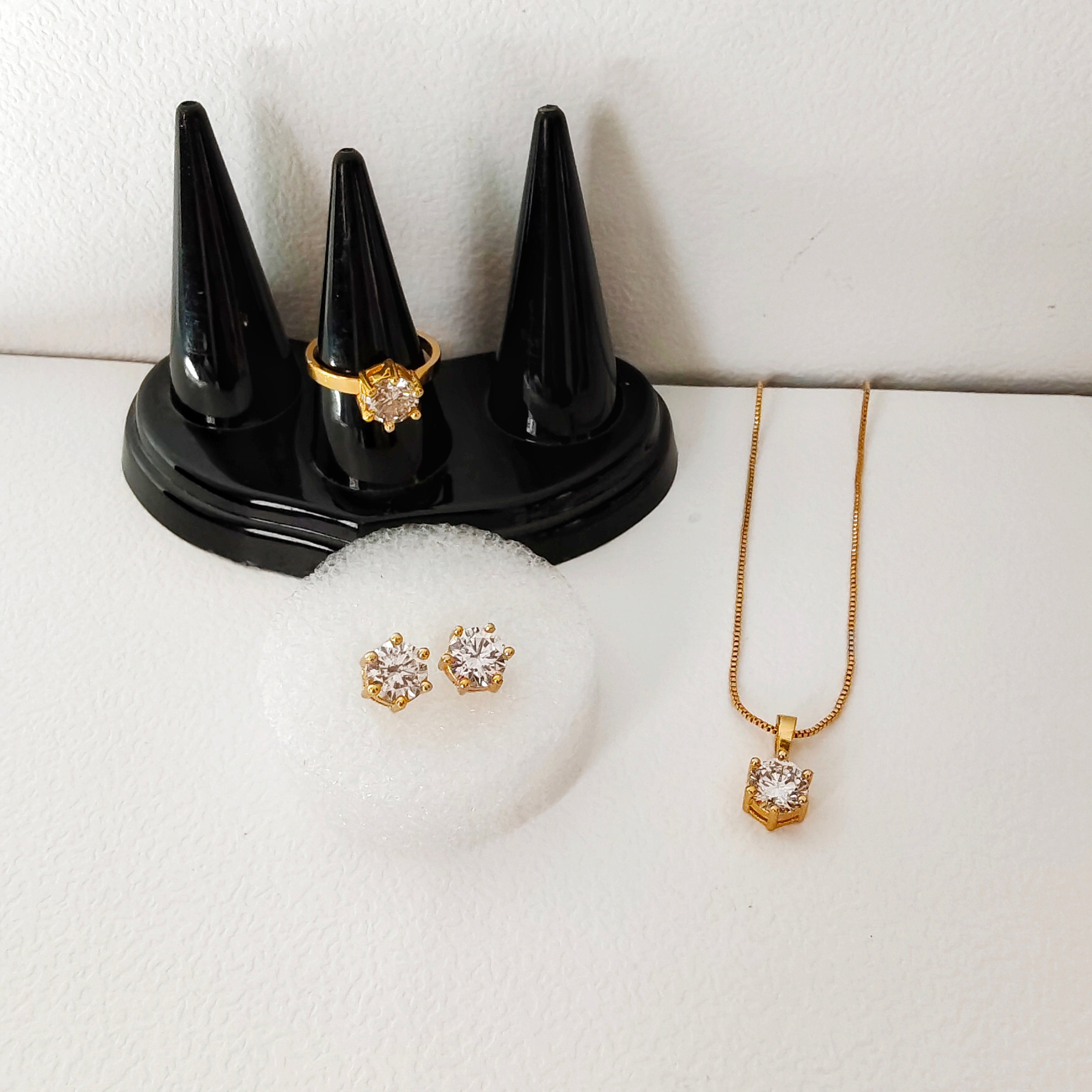 Round solitaire combo set