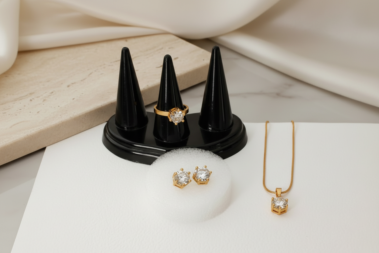 Round solitaire combo set