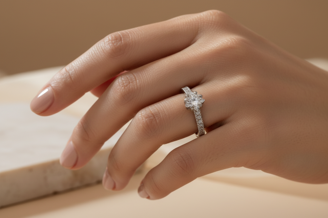 Star diamond ring