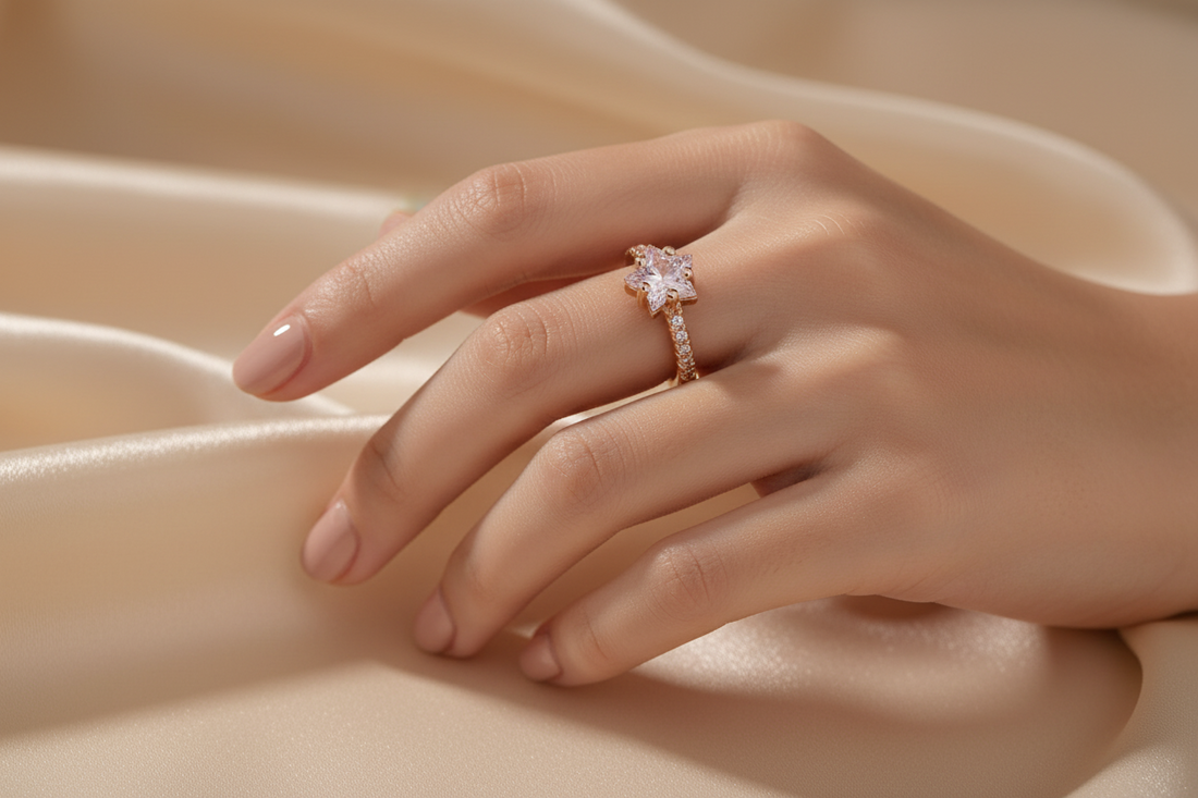 Moonlight charm ring