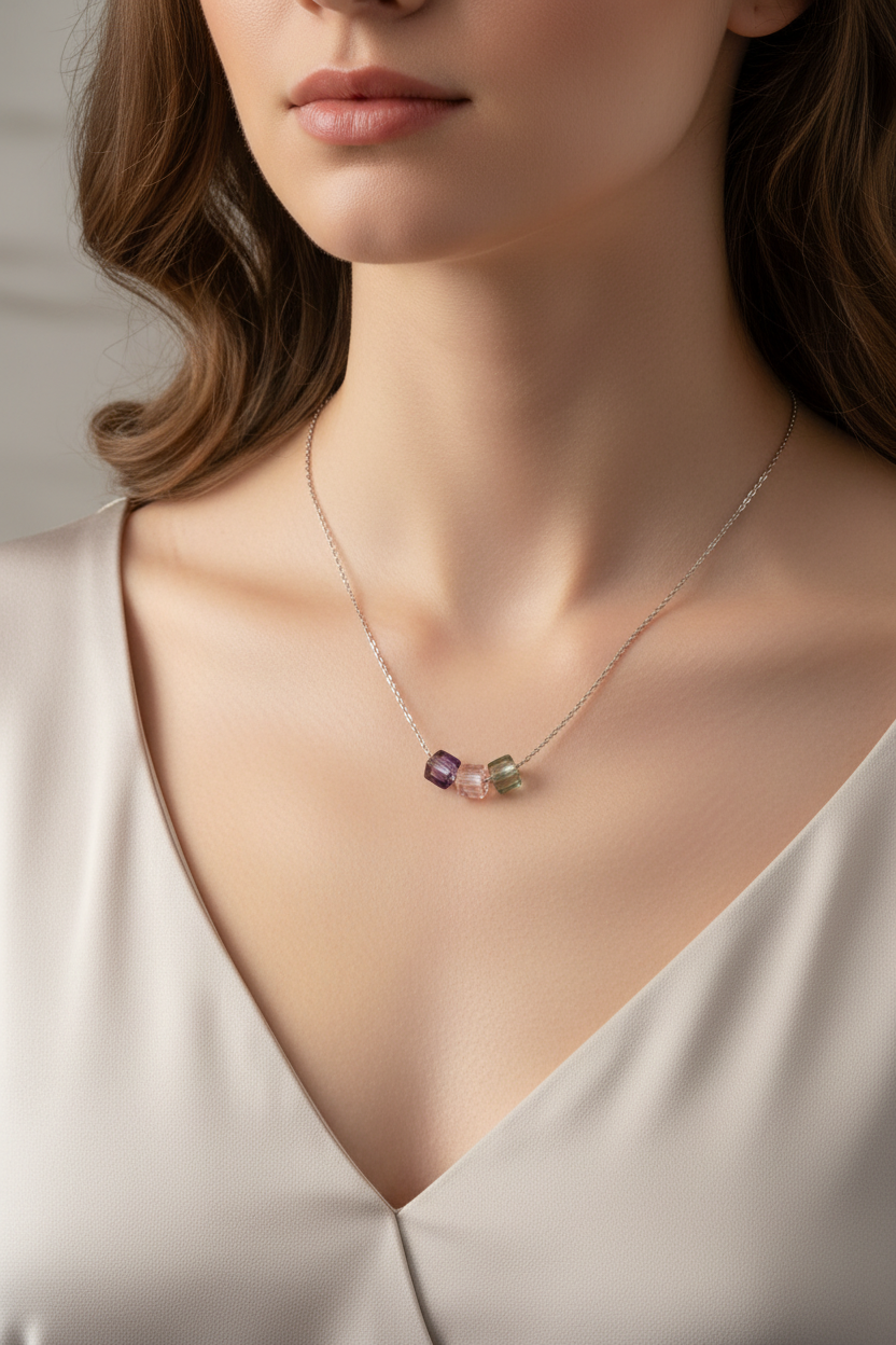 Unicorn crystal necklace