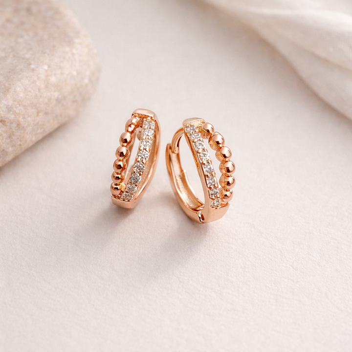 Double hoop bali earring