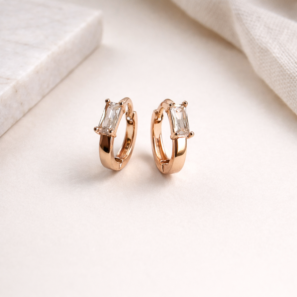 Cushion blue bali earring