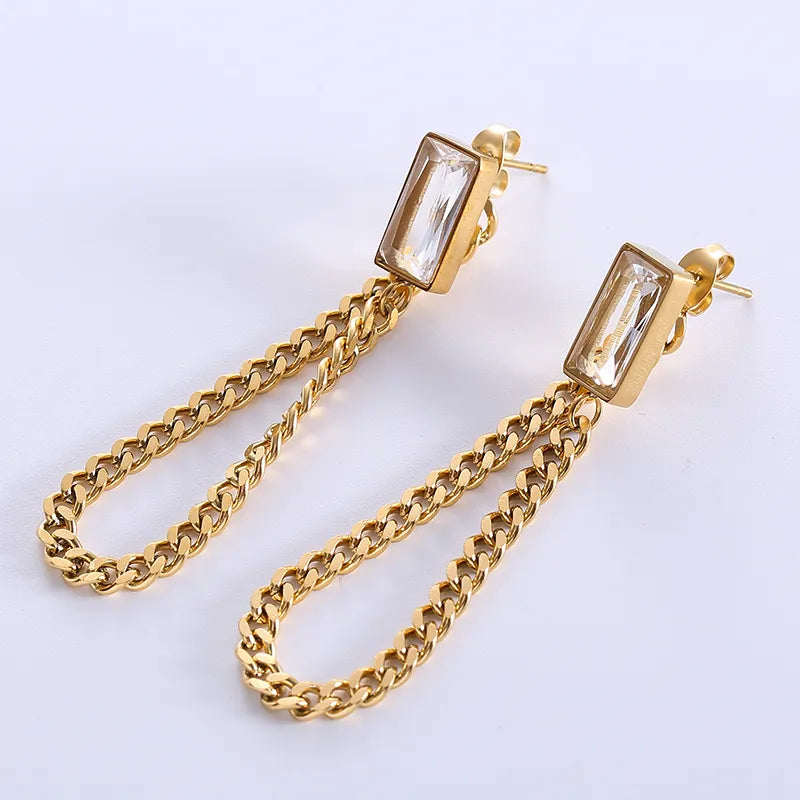 sparkle gemstone earring