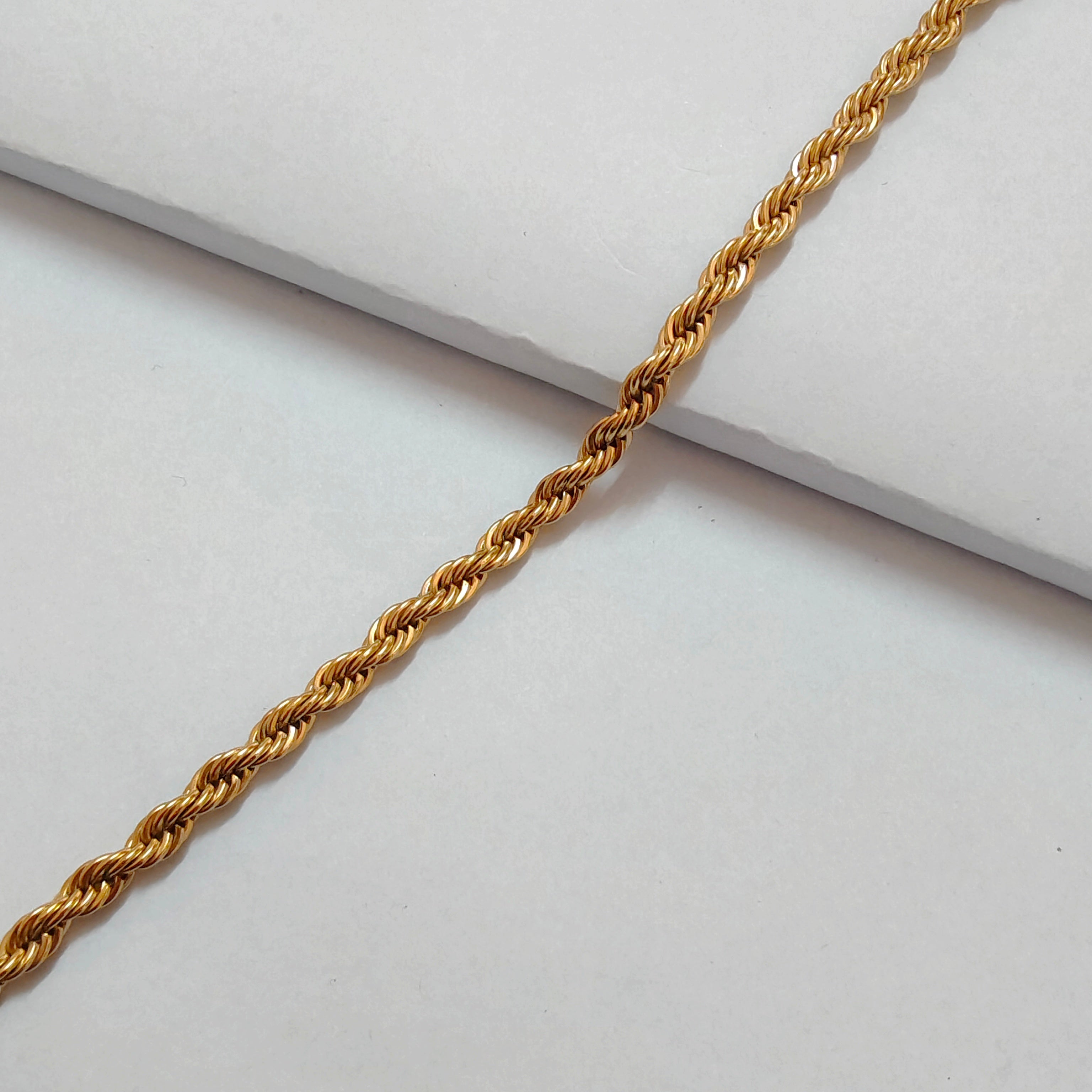 Double twisted bracelet