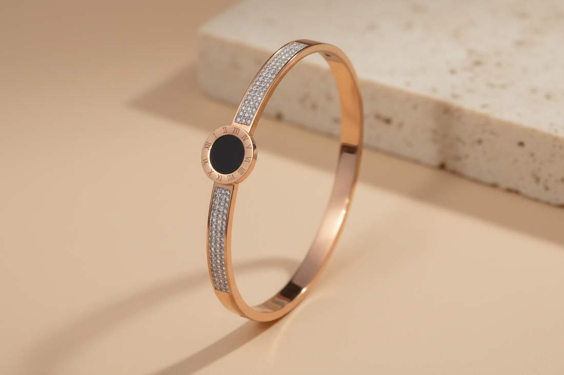 Crystal charm bracelet