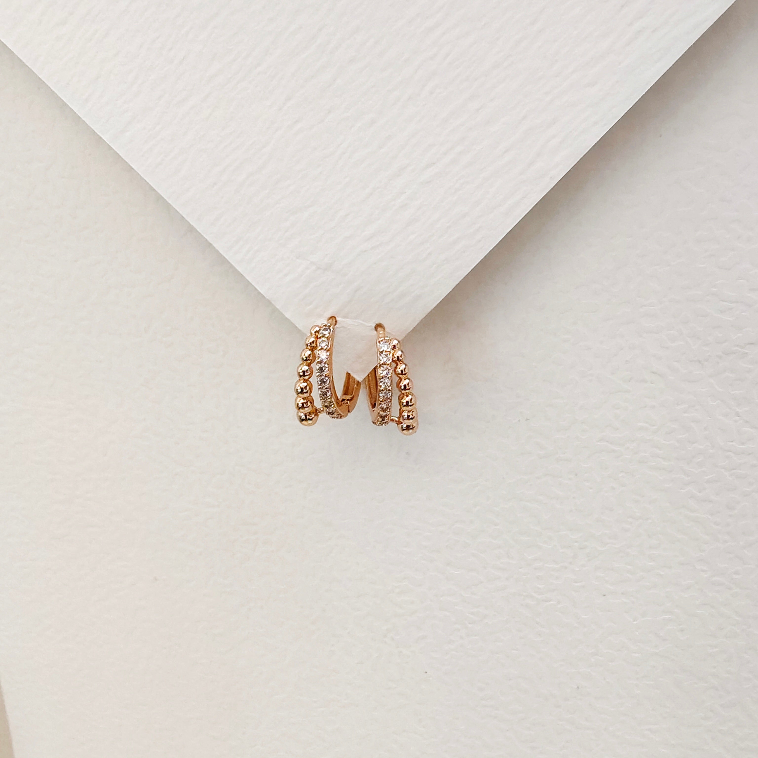 Paris zirconia bali earring