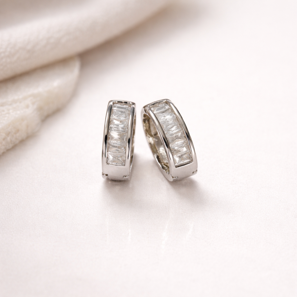 Crystal gleam bali earring