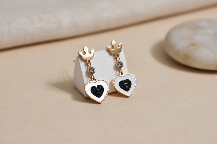 Queen Heart Earring