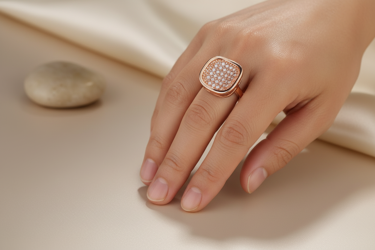 Moissantie daimond ring