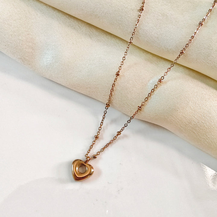 Open heart necklace