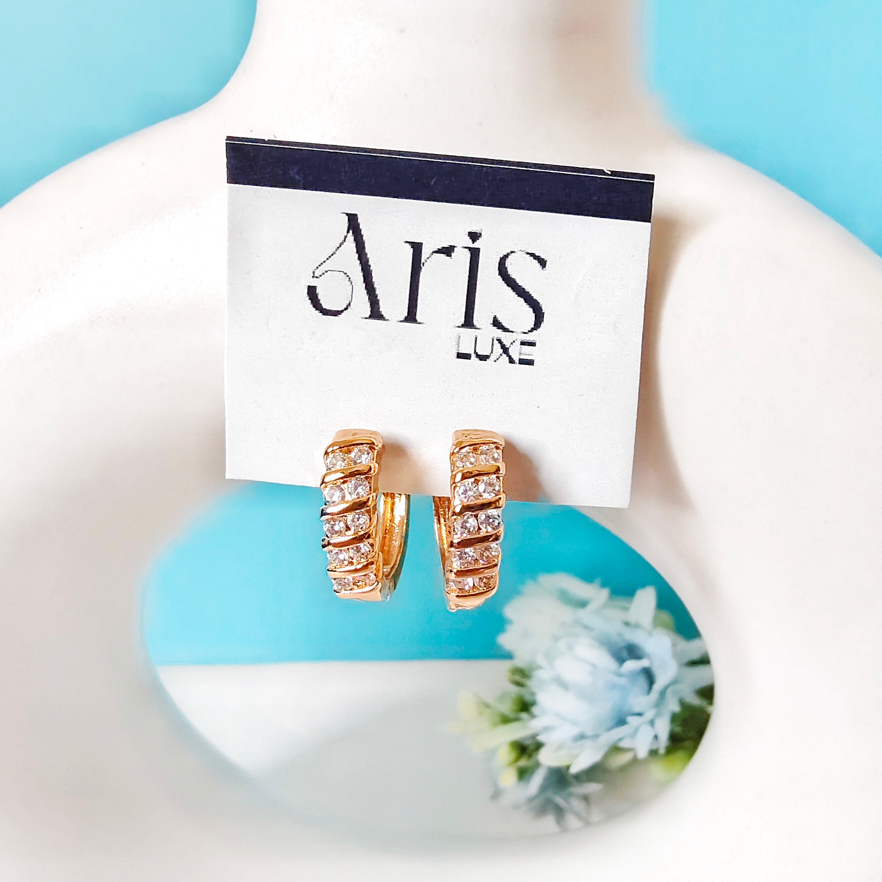 Luxury chunky bali earring