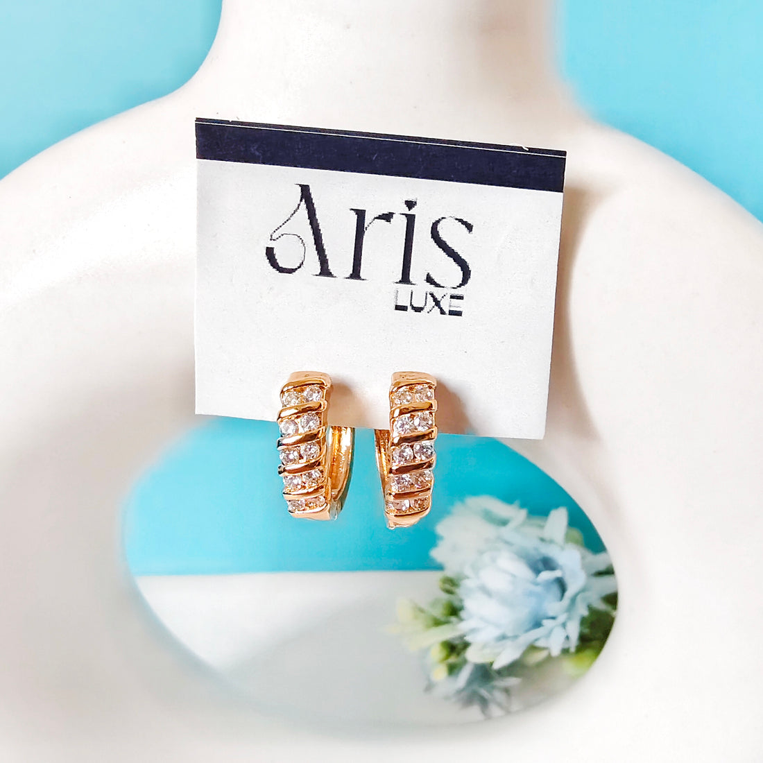 Luxury chunky bali earring