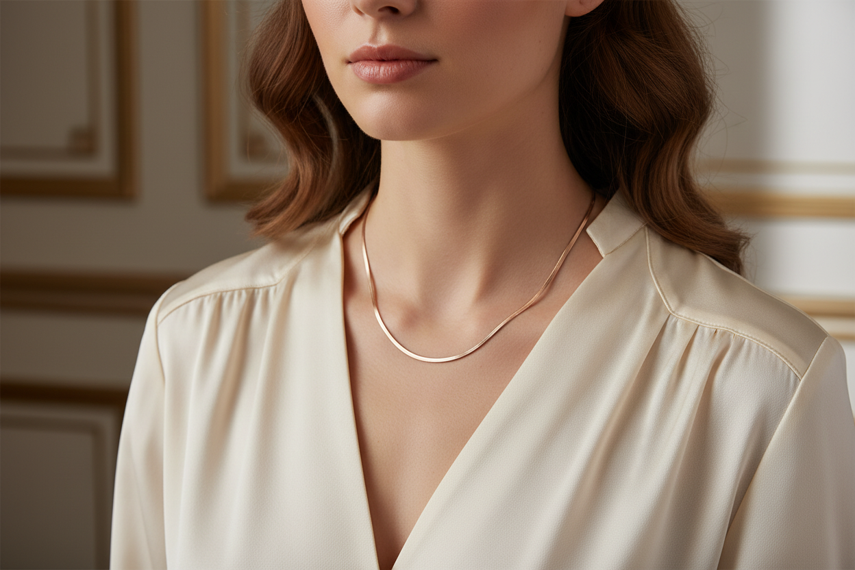 Titanium snake chain