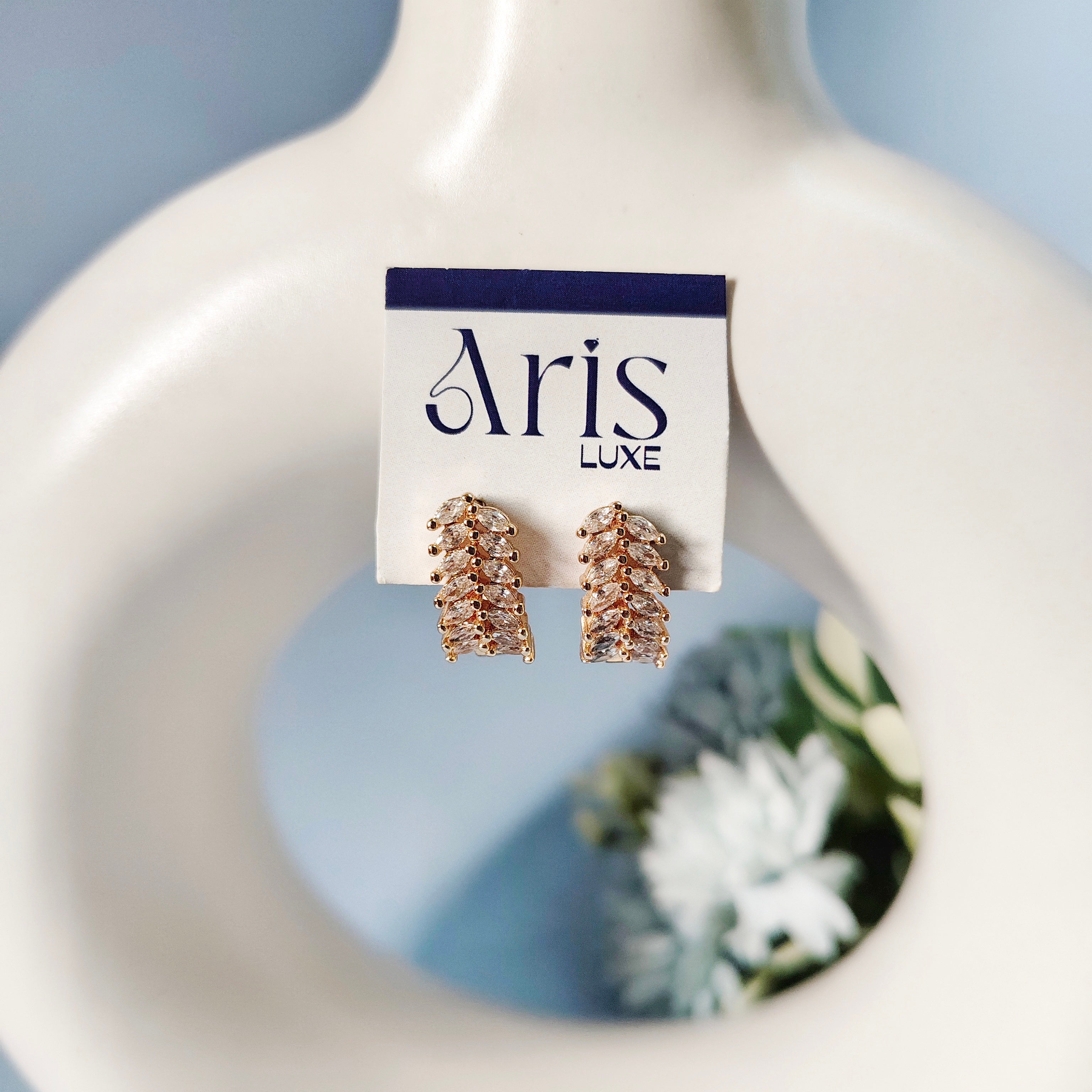 Shop stone embellished bali earring