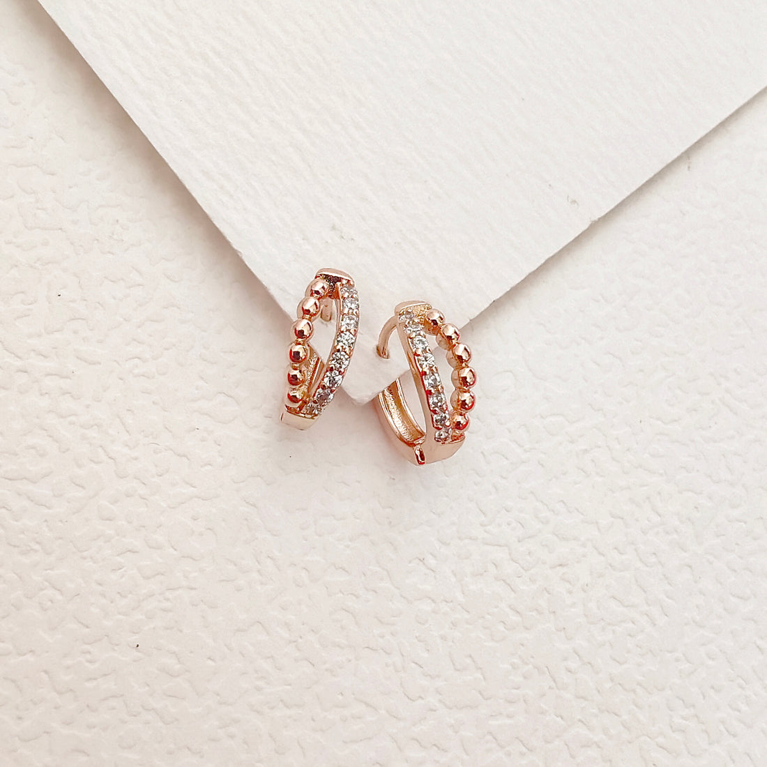 Double hoop bali earring