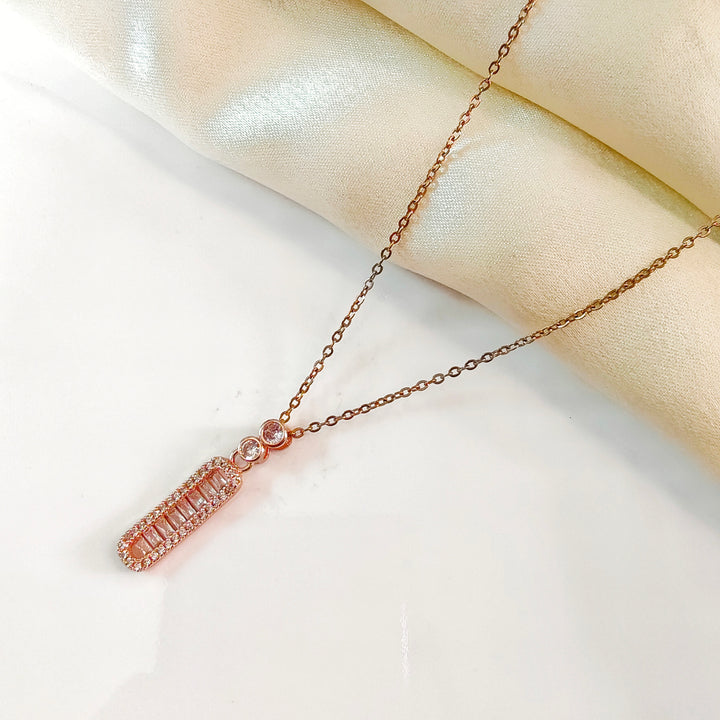 Stick locket necklace