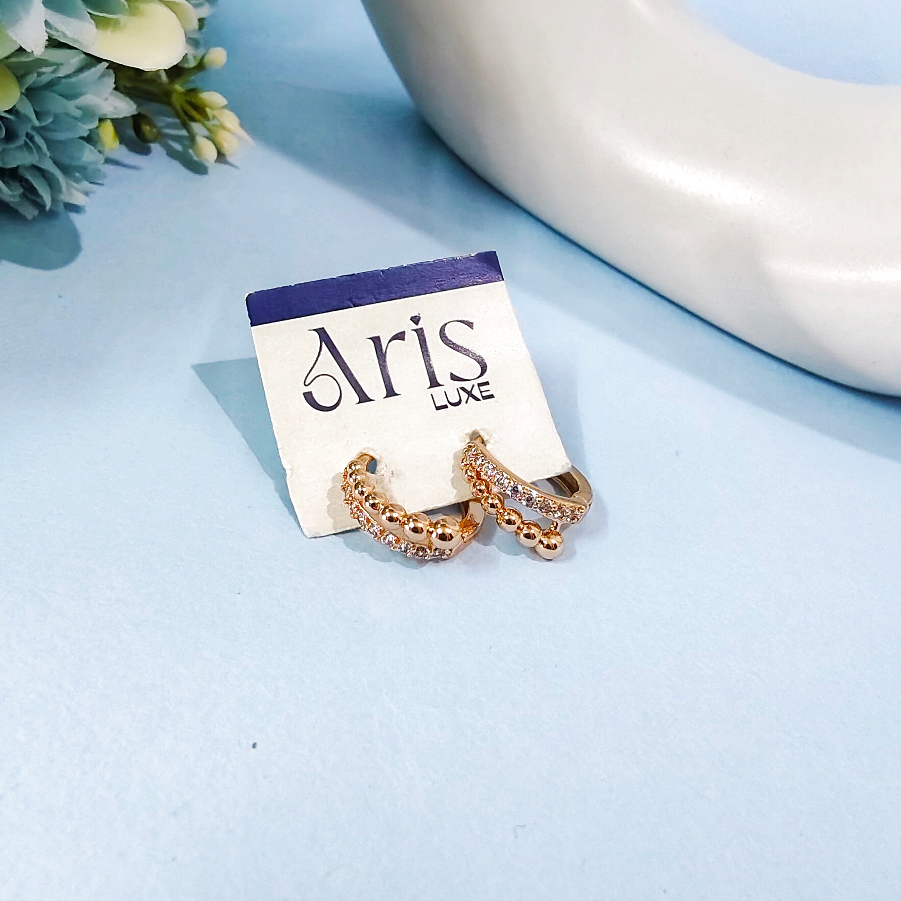 Paris zirconia bali earring