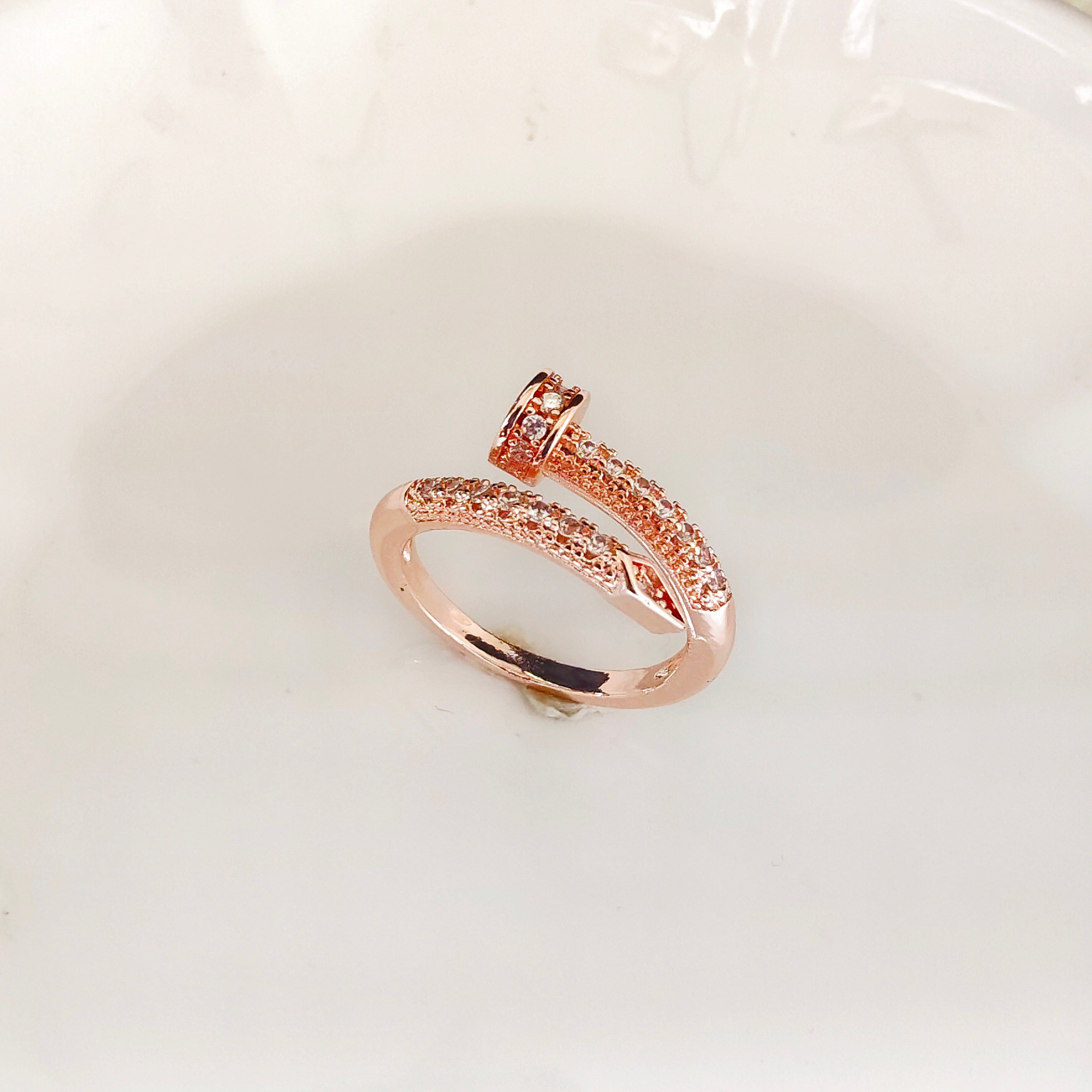 Celestial nail ring