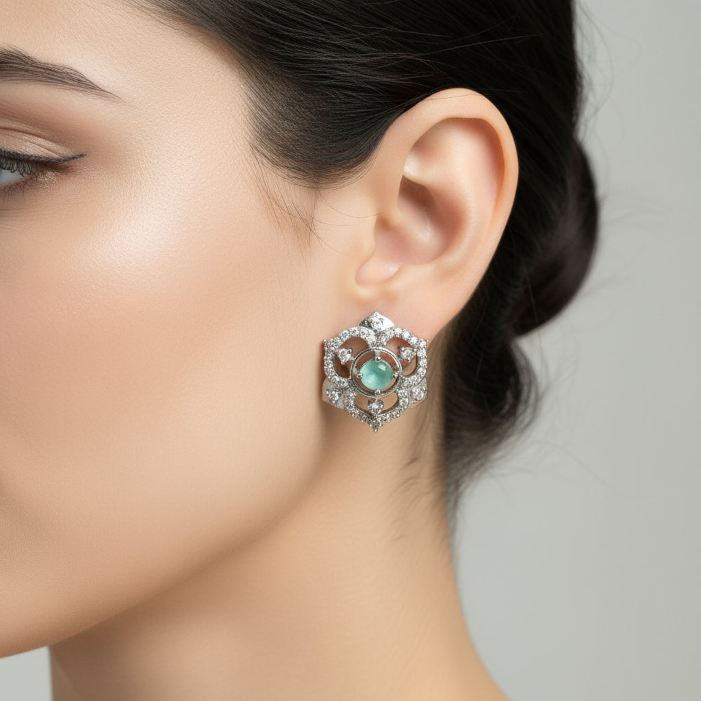 Aqua earring