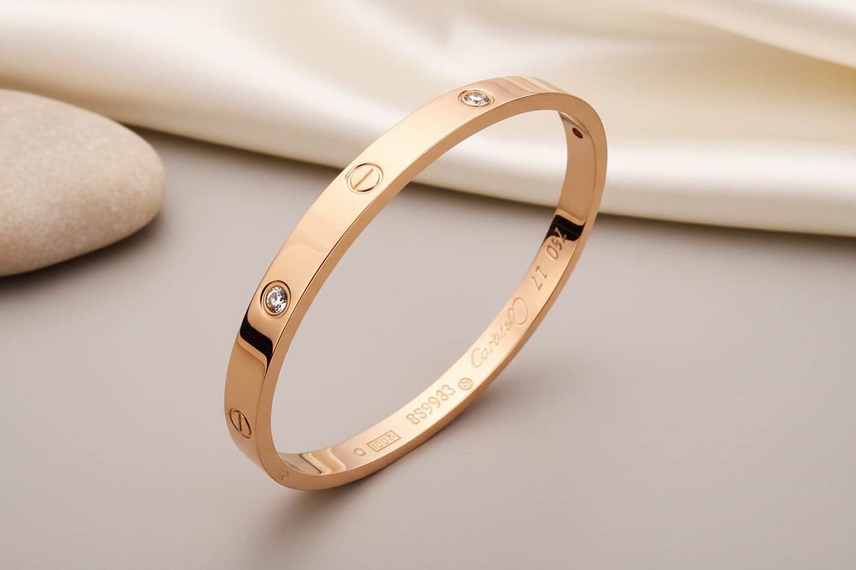 Gold plated bracelet