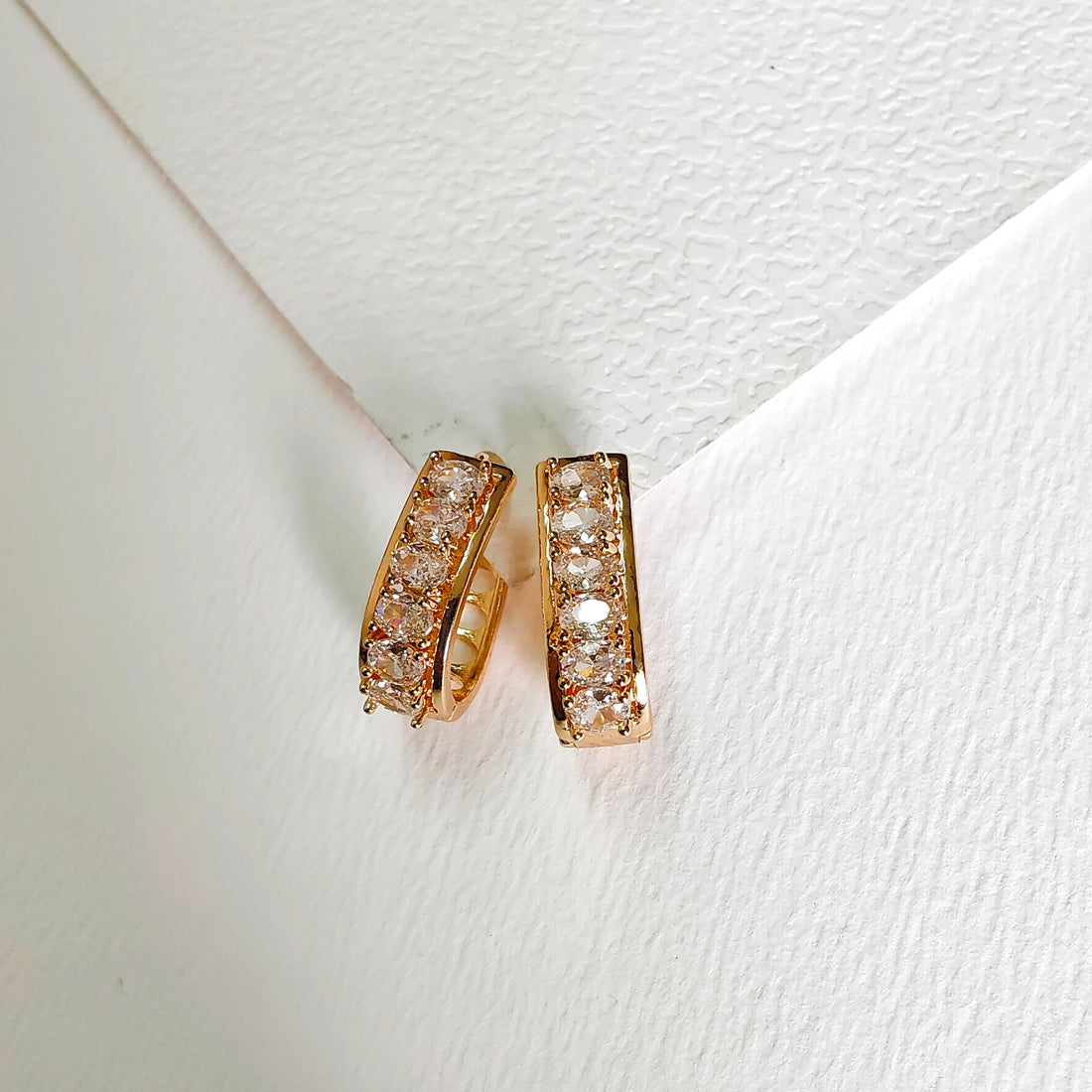 Galaxy gold plated bali earring