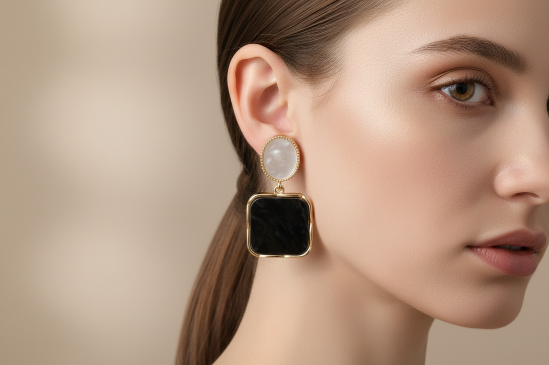 Sweet square earring