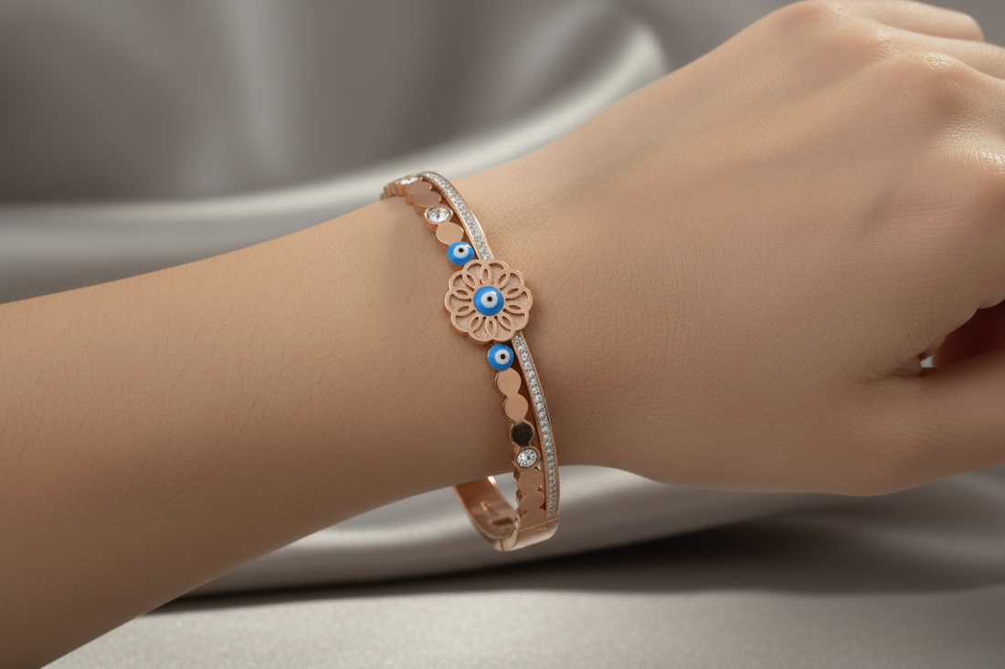 Evil eye sparkle bracelet