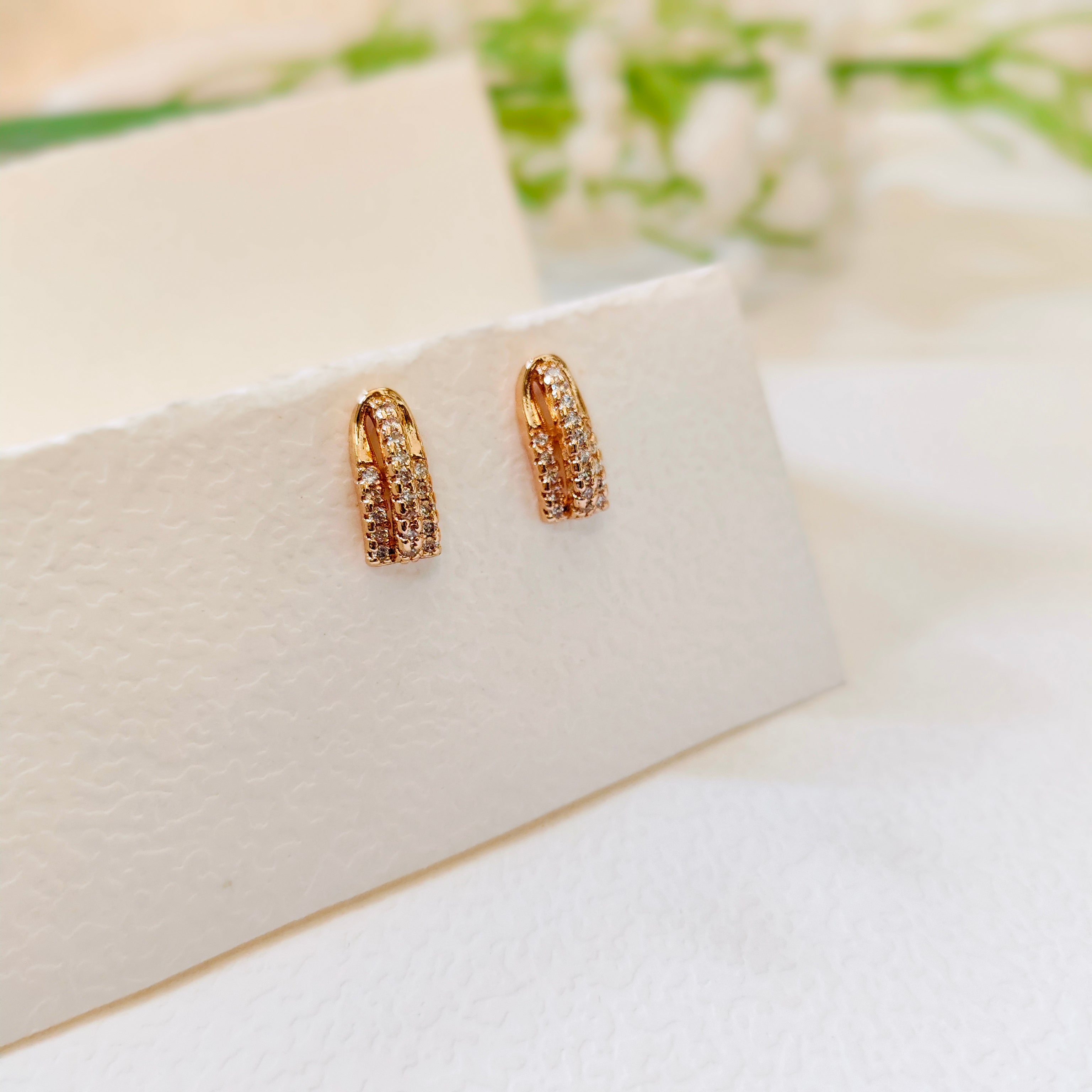 Parallel line earring