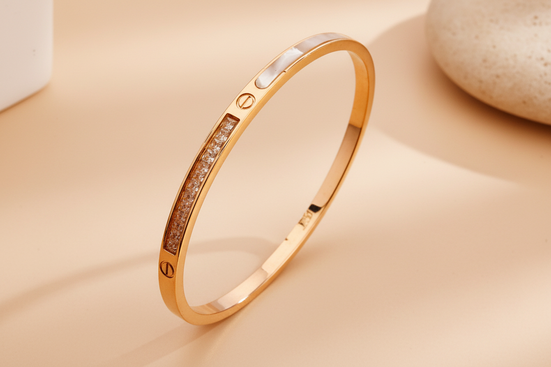 Galaxy mother of pearl bracelet