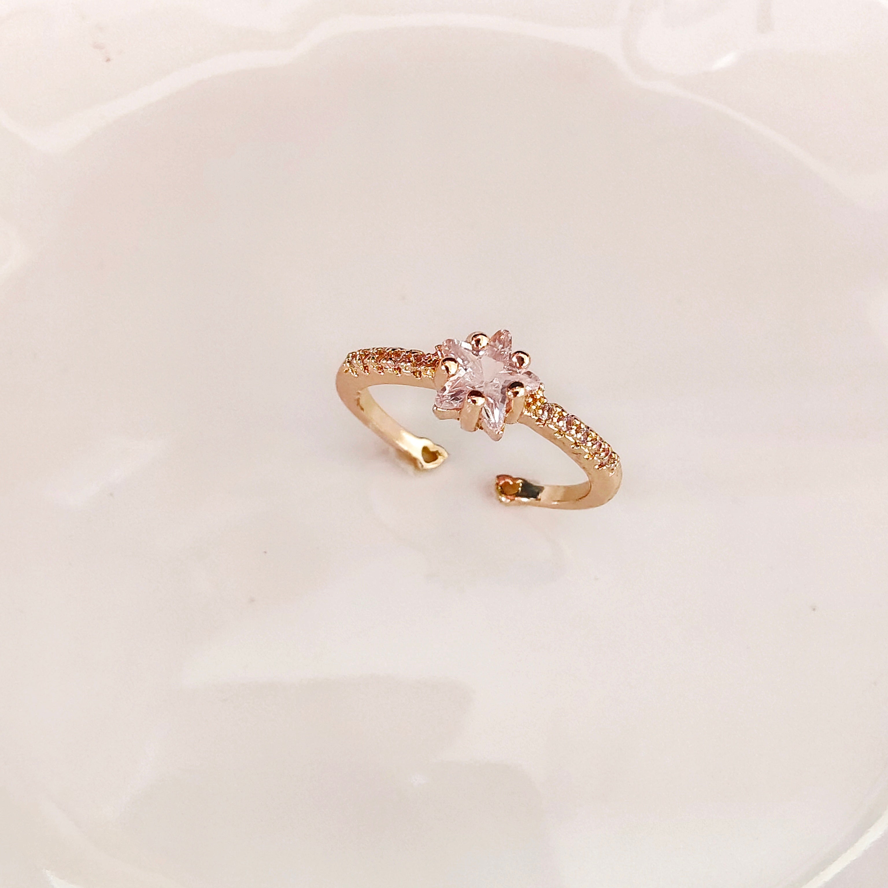 Moonlight charm ring