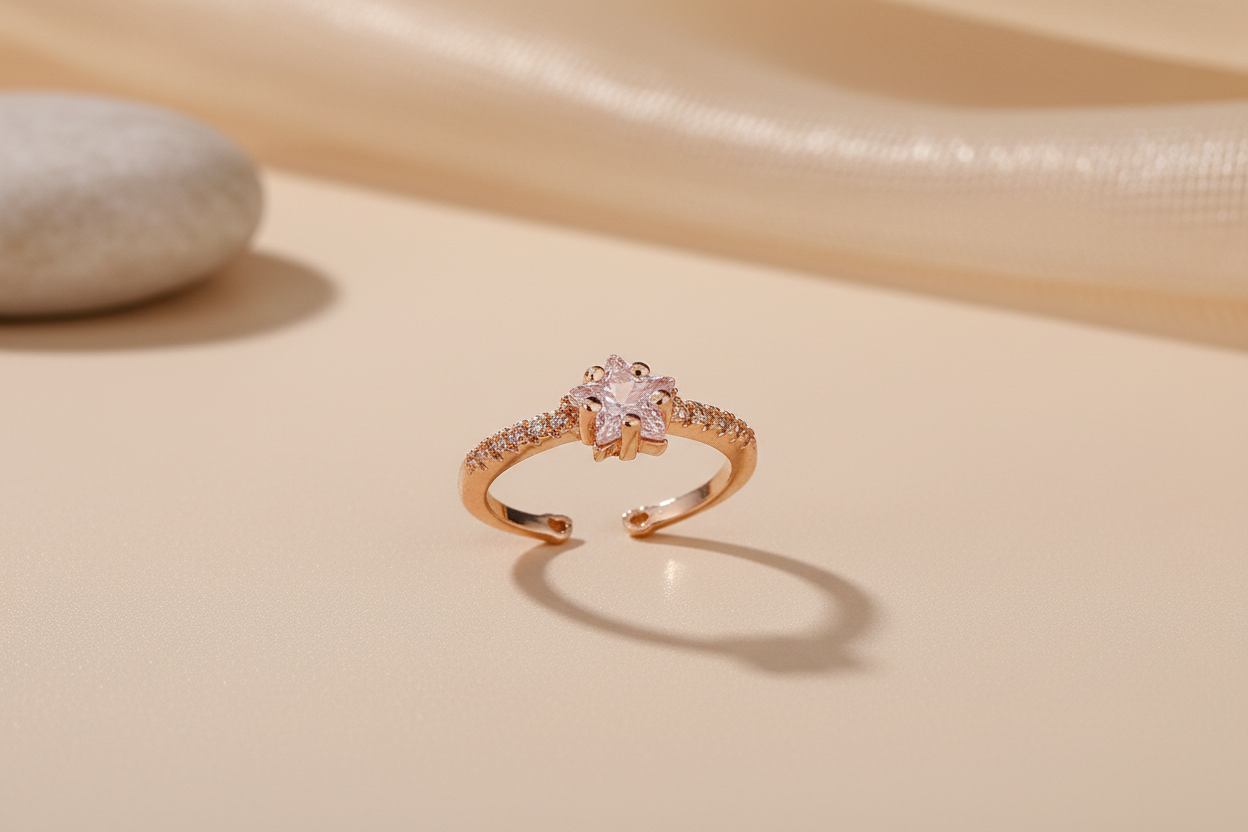 Moonlight charm ring