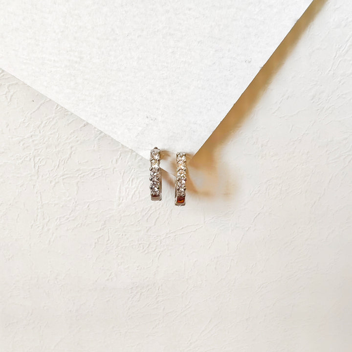 Diamante bali earring