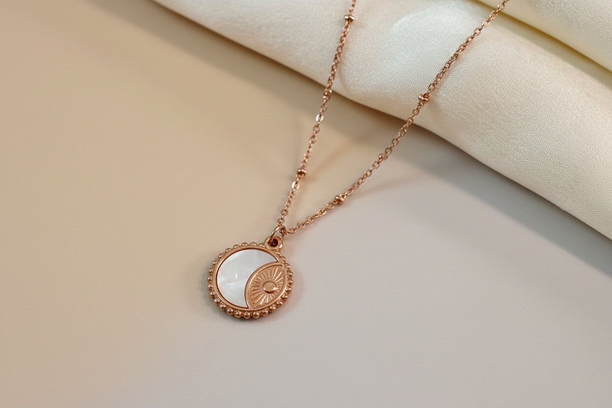 Tiny whale necklace